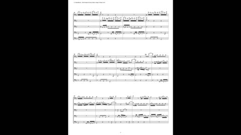 J.S. Bach - Well-Tempered Clavier: Part 1 - Fugue 21 (Trombone Quintet)