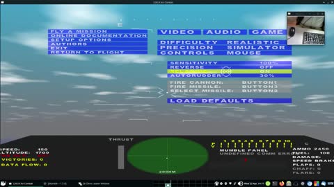 03 Linux Air Combat: Flying with a Mouse, Tutorial 2