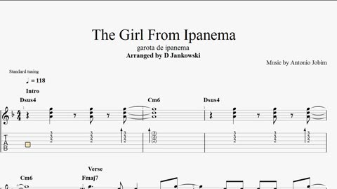 How to play The Girl From Ipanema on guitar