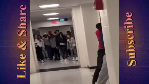 Graphic video shows a black student stabbing an Asian student in an attack