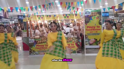 Experience the Vibrant Dance Presentations at Pinoy 2 Food Bazaar in Metro Ayala Supermarket