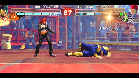 M.Bison vs rose street fighter 4k ultra HD