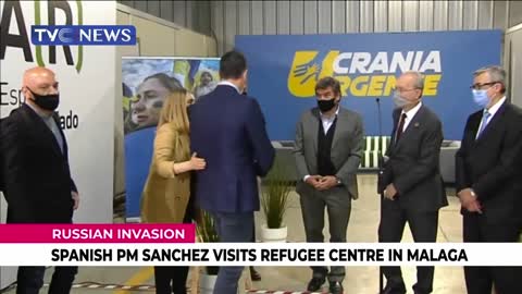 (SEE VIDEO) Spanish PM Sanchez Visits Refugee Centre in Malaga