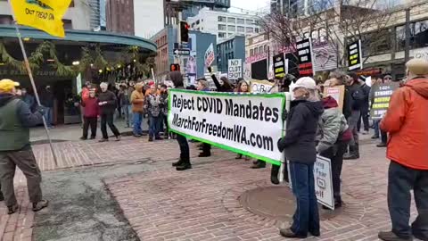 Seattle, WA March for Freedom Protest