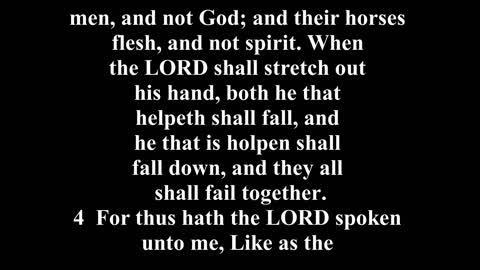 Isaiah 31 King James version