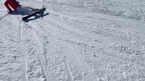 Wife Wipes Out on the Slopes