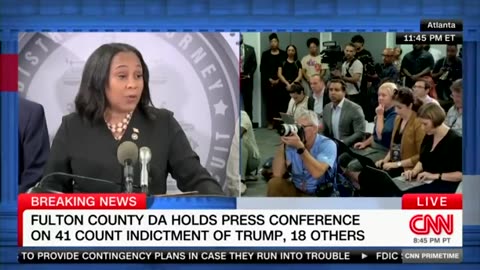 Fulton County DA Incoherent When Confronted on Leaked Trump Charges