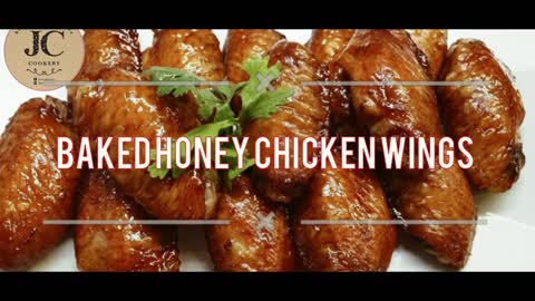 Very Easy Oven Baked Honey Soy Chicken Wings 蜜烤鸡翅