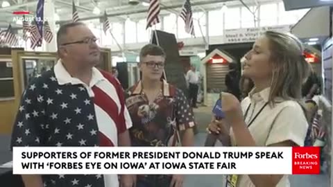 We Dont Have Hope If There Is No MAGA Trump Supporters Flock To Iowa State Fair