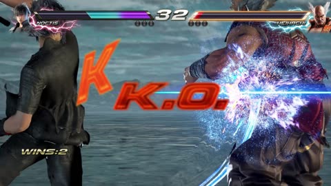 Tekken 7 Noctis Lucis Caelum vs Heihachi Mishima