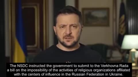 Zelensky announced a ban on the activities of the Ukrainian Orthodox Church.