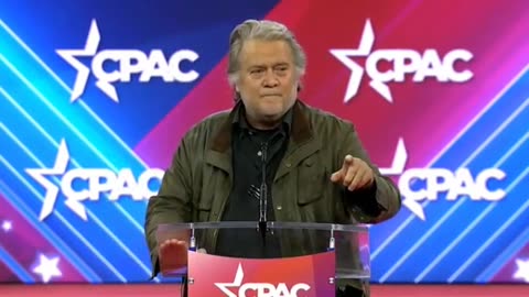 STEVE BANNON - SPEECH AT CPAC - 10 mins. 2-26-2024.