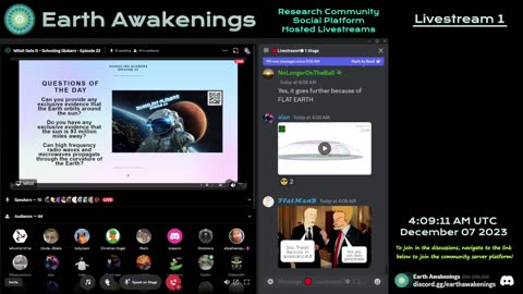 Earth Awakenings - Livestream 1 - #1334