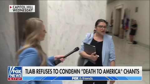 Rashida Tlaib Angrily Yells at Fox’s Hillary Vaughn