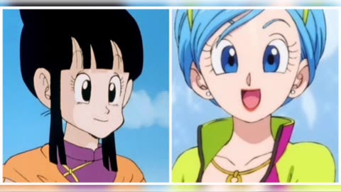 Bulma and Vegeta in dragon ball z