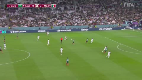 Luis Chavez stunner not enough _ Saudi Arabia v Mexico _ FIFA World Cup Qatar 2022