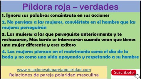 Píldora roja – verdades (sobre la naturaleza femenina)