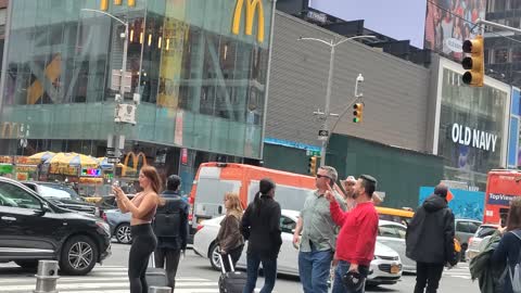 The naked cowboy is what capitalism is all about