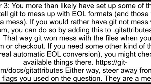 Git can39t check out on Linux with LF a file that was stored with CRLF