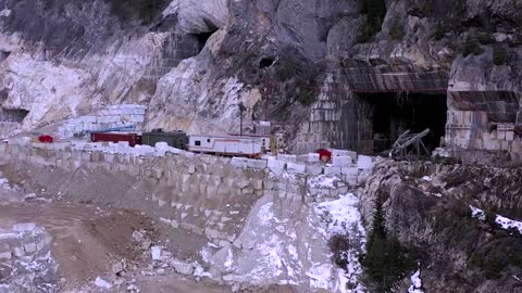 Mable Colorado Quarry in Winter