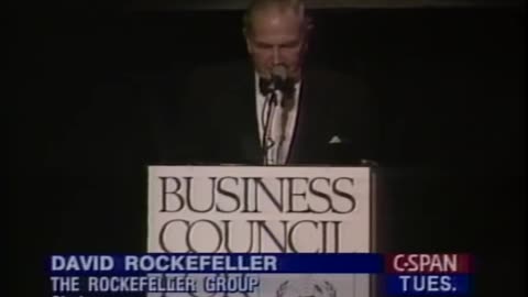 David Rockefeller (1994 Speech)