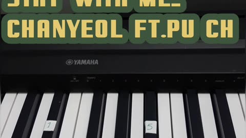 Piano with me 🎹stay with chanyeol ft_punch🎼#piano #instrument #music #art #sound #bellacaio