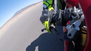 Chuckwalla Raceway throttle view Ducati Panigale 1199 Tri-color 4/2/2016