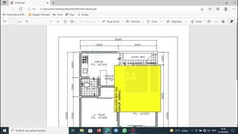 Tutorial Membuat Denah Rumah Tinggal Menggunakan Program Autocad Part 1