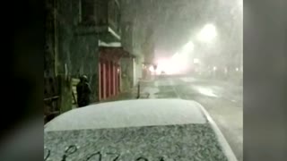 Rare snowfall lashes southern Brazil