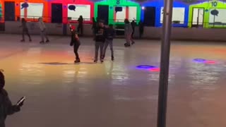 Ice skating for the 1st time