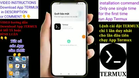 HƯỚNG DẪN CÀI ĐẶT LỆNH CHẠY TERMUX | INSTRUCTIONS FOR INSTALLING TERMUX COMMANDS