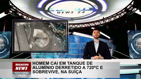 O homem cai em um tanque de alumínio derretido a 720ºC e sobrevive na Suíça