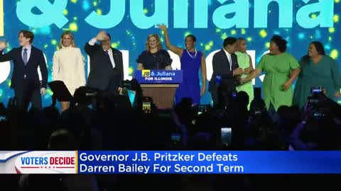 Gov. JB Pritzker defeats Darren Bailey for second term