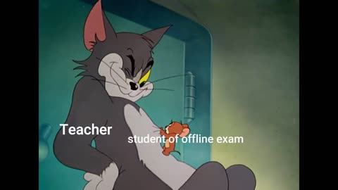 Online Classes vs Offline Classes ( Exam Version ) Tom and jerry memes😂😂