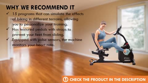 Circuit Fitness Magnetic Recumbent Exercise Bike AMZ-587R Review