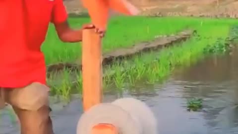 Village fishing video