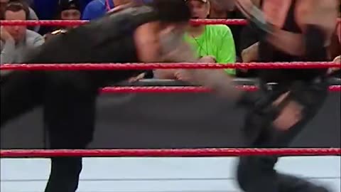 Roman reigns had a spear ready for the deadman