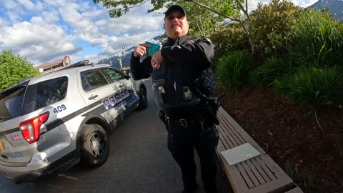 Juneau Police Threaten to Arrest Me If I Continue Preaching (Toward End of Video)