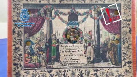 Recuperan un libro “peepshow” de 1815 que se subastaba en una plataforma de Barcelona