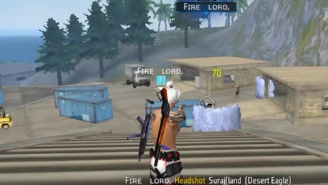 Free fire gameplay 1v1 pro gameplay