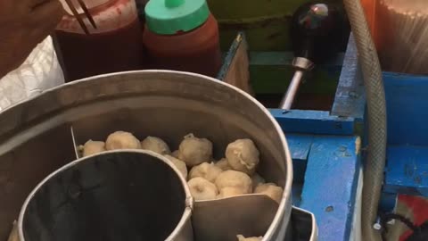 traditional street food, meatballs