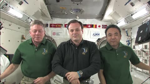 Station Crew Interviewed by TV, Web Media