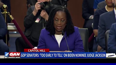 GOP senators say it's 'too early to tell' on Biden nominee Judge Jackson