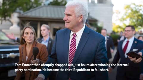 Rep. Tom Emmer withdraws bid for House speaker hours after winning GOP nomination