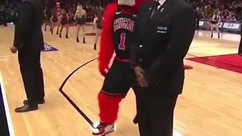 NBA mascot, a bit of a pain in the ass