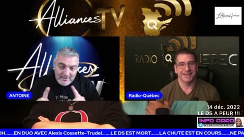 Extrait du ANTOINE de AH2020 et ALEXIS de RADIO-QUEBEC 14 déc. 2022 LE DS A PEUR ! - Patron