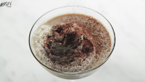 Tiramisu Martini - Cocktail & Dessert In One!