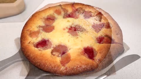 Quick and easy cake, prepare in 5 minutes! Strawberry Cake, Vanilla, Delicious!