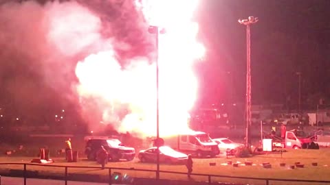 Accident with Van Full of Fireworks