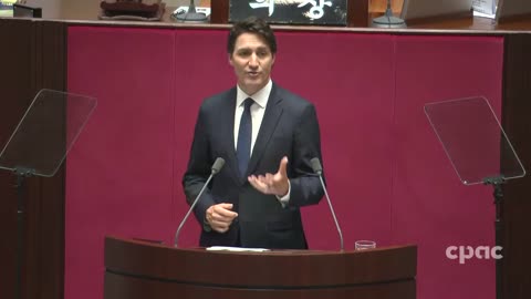 PM Justin Trudeau addresses the National Assembly of South Korea – May 17, 2023